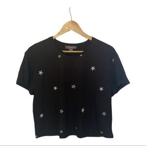 Primark Star Embroidered Crop Top Tee